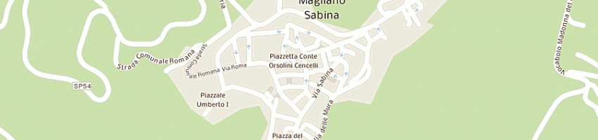 Mappa della impresa non solo edicola di sagripanti romina a MAGLIANO SABINA