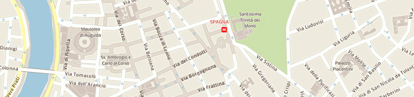 Mappa della impresa lc piazza di spagna srl a ROMA