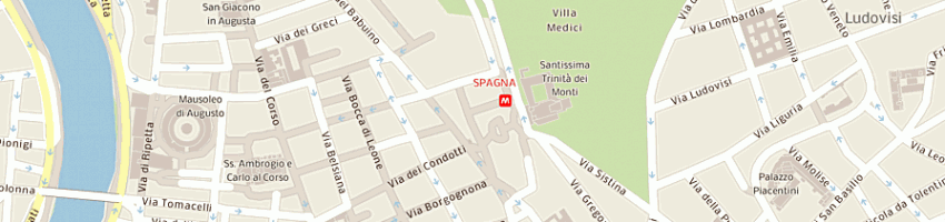 Mappa della impresa il palazzetto srl a ROMA