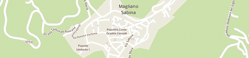 Mappa della impresa cesari arnaldo a MAGLIANO SABINA