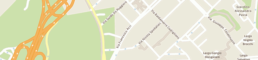 Mappa della impresa acri bar snc di guidaci massimo e c a ROMA