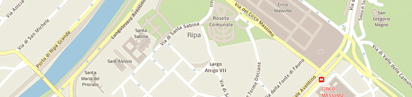 Mappa della impresa the barbieri center inc a ROMA
