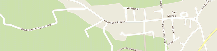 Mappa della impresa santin autotrasporti (snc) a SACILE