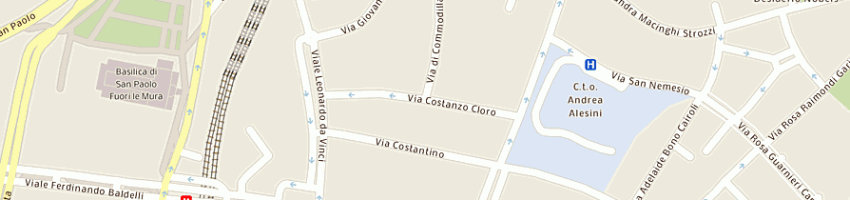 Mappa della impresa 3p bar di pilaroscia maria teresa e c - sas a ROMA