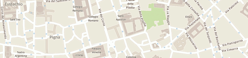 Mappa della impresa iris srl a ROMA