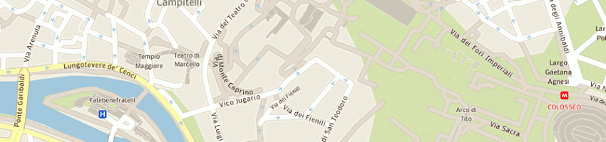 Mappa della impresa delta gioielli a ROMA