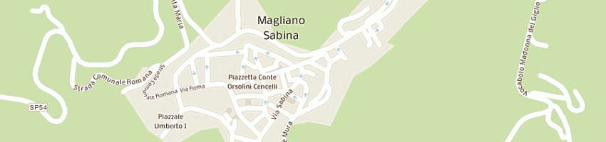 Mappa della impresa progetto sviluppo coopva sociale a rl a MAGLIANO SABINA