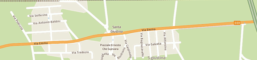 Mappa della impresa piastra roberto a RIMINI