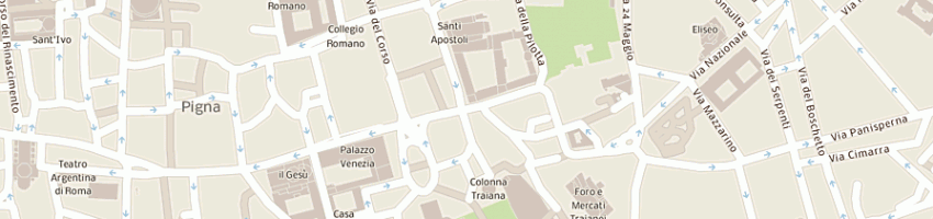 Mappa della impresa arcobaleno srl a ROMA
