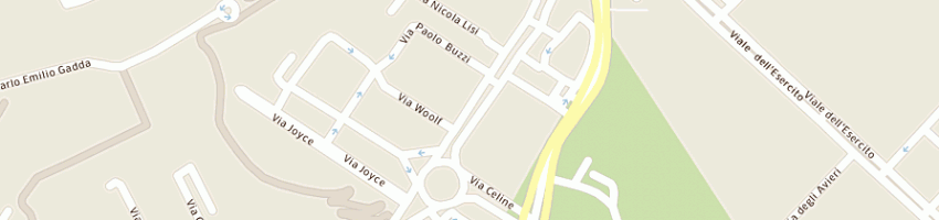 Mappa della impresa global net srl a ROMA