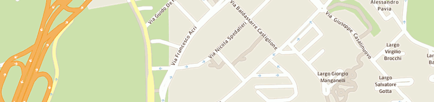 Mappa della impresa caf srl a ROMA