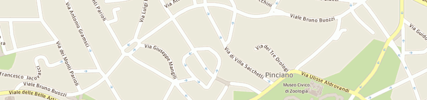 Mappa della impresa ciocchetti cristina a ROMA