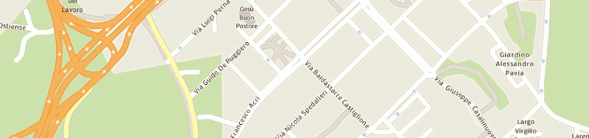 Mappa della impresa beta assicurazioni srl a ROMA