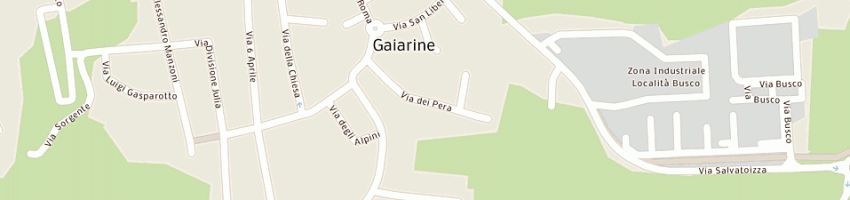 Mappa della impresa sos emergenza onlus a GAIARINE