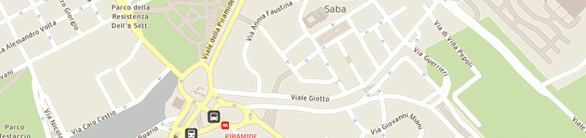 Mappa della impresa associazione italiana cultura e sport a ROMA