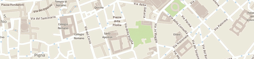 Mappa della impresa ristoland - societa in nome collettivo di roberto torretti e c a ROMA