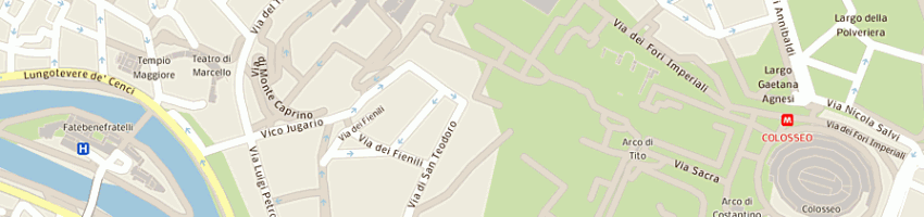 Mappa della impresa collegio serafico di s francesco a ROMA