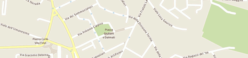 Mappa della impresa deil srl a ROMA