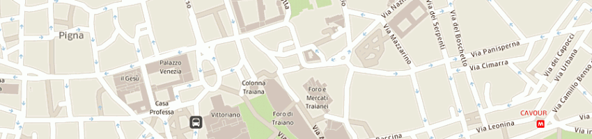 Mappa della impresa caesar pizza snc di dandini daniela e inserra patrizia a ROMA