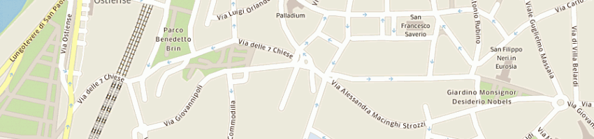 Mappa della impresa ottaviani gianfranco a ROMA