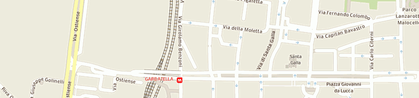 Mappa della impresa sole nascente sas di chen dali e c a ROMA