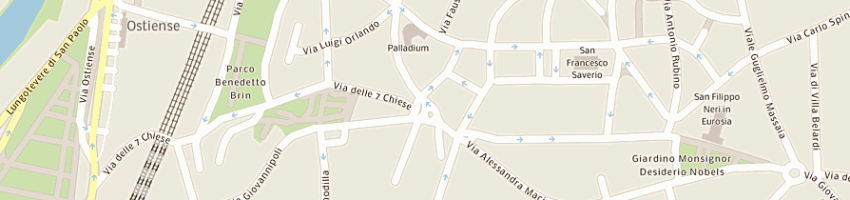 Mappa della impresa alberghi hotel derby a ROMA