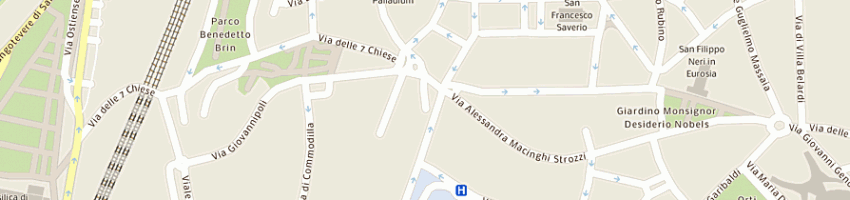 Mappa della impresa amici della pipa a ROMA