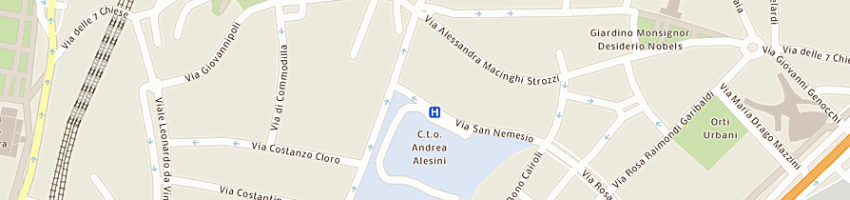 Mappa della impresa servizi italia spa a ROMA