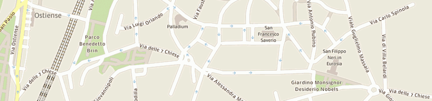 Mappa della impresa bar moriconi giulio a ROMA