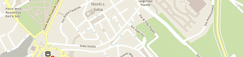 Mappa della impresa delfa' srl a ROMA