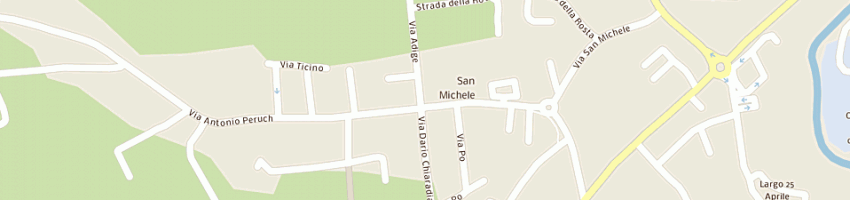 Mappa della impresa bar trattoria smichele a SACILE