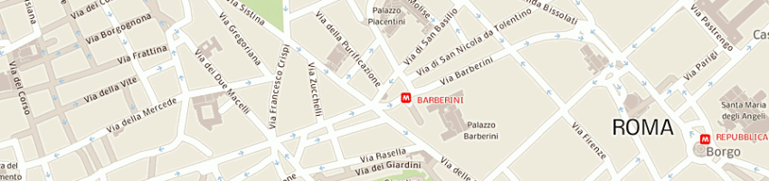 Mappa della impresa parrucchiere per signora a ROMA