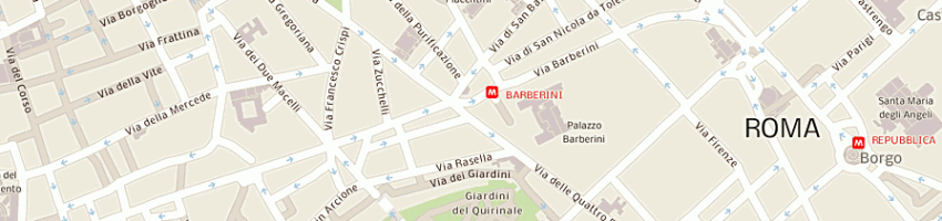 Mappa della impresa cervini teresa a ROMA