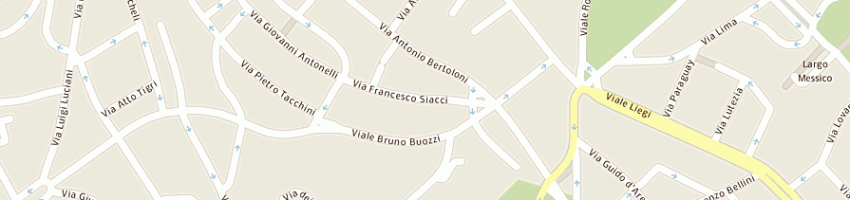 Mappa della impresa forniture per l'ufficio srl a ROMA