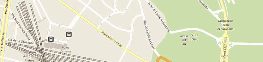 Mappa della impresa area sx srl a ROMA
