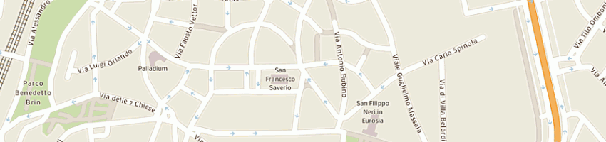 Mappa della impresa antonio er pirata - societa' in nome collettivo di vilma del bigio e c a ROMA