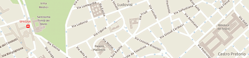 Mappa della impresa franchi andrea a ROMA