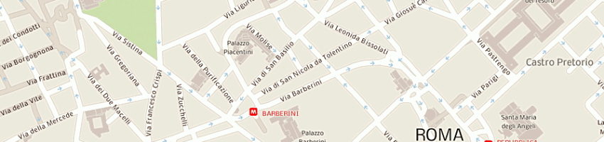 Mappa della impresa rinelli arcangelo a ROMA