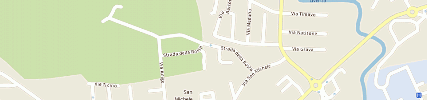 Mappa della impresa segatto giuseppe a SACILE