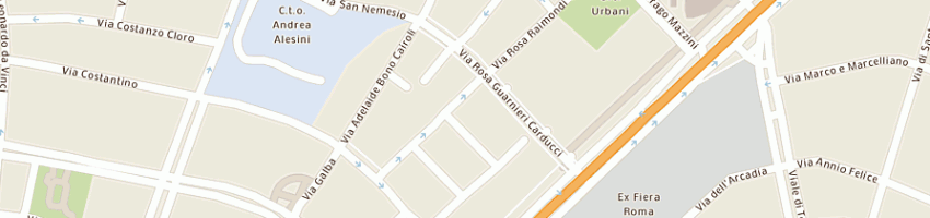 Mappa della impresa farmacia gatti paola a ROMA