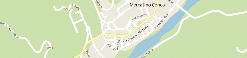 Mappa della impresa unione dei comuni dell'alta valconca montefeltro a MERCATINO CONCA