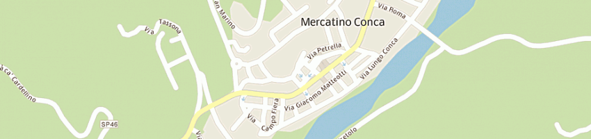 Mappa della impresa foscoli giuseppe a MERCATINO CONCA