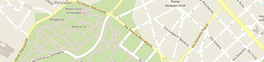Mappa della impresa albergo parco dei principi a ROMA