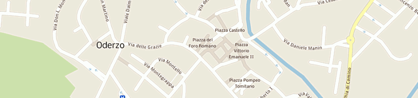 Mappa della impresa pizzeria al giardinetto a ODERZO