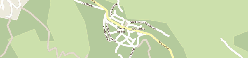 Mappa della impresa bar sul canton a COMELICO SUPERIORE