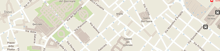 Mappa della impresa notorius management a ROMA