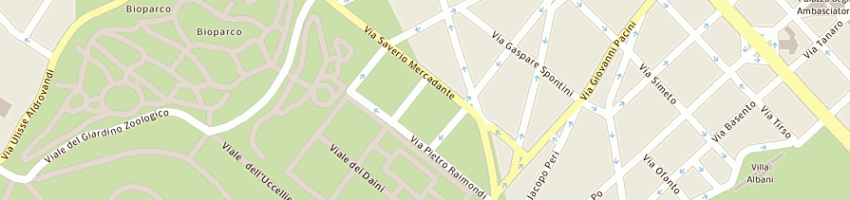 Mappa della impresa ambasciata presso lo stato italiano austria a ROMA