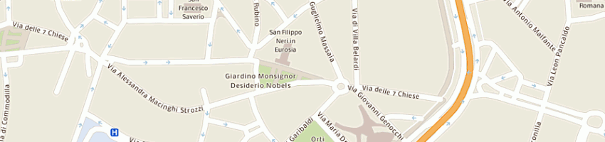 Mappa della impresa leonardi leonardo a ROMA