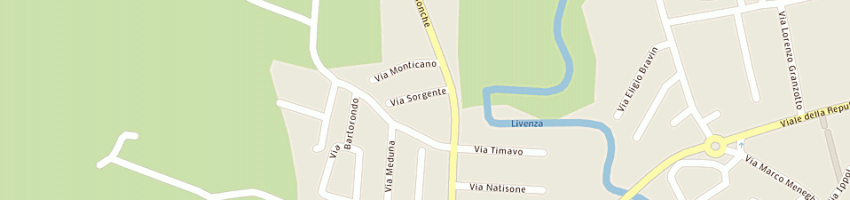 Mappa della impresa presotto carlo a SACILE