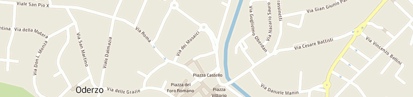 Mappa della impresa scuola media di stato f amalteo a ODERZO